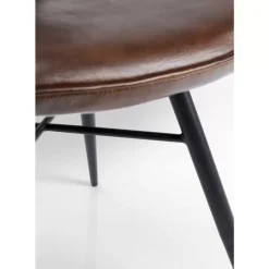 Stühle|KARE Design Stuhl Samba Leder Braun