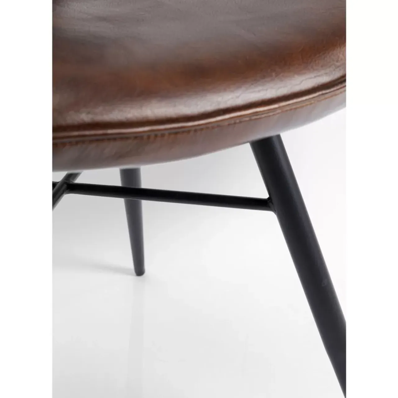 Stühle|KARE Design Stuhl Samba Leder Braun