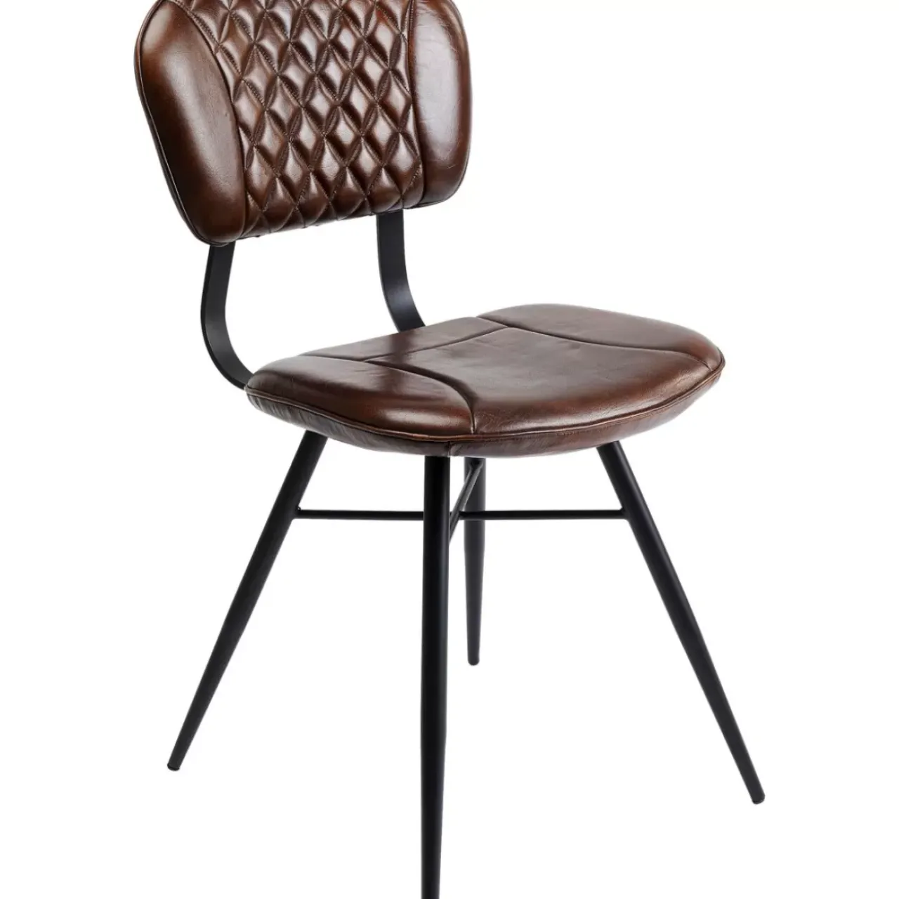 Stühle|KARE Design Stuhl Samba Leder Braun