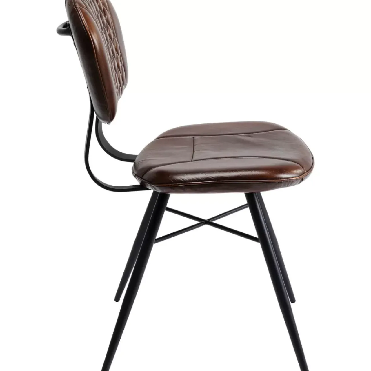 Stühle|KARE Design Stuhl Samba Leder Braun