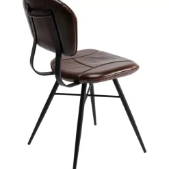 Stühle|KARE Design Stuhl Samba Leder Braun