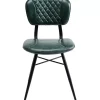 Stühle|KARE Design Stuhl Samba Leder Dunkelgrun
