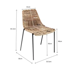 Outdoormöbel|KARE Design Stuhl Tansania