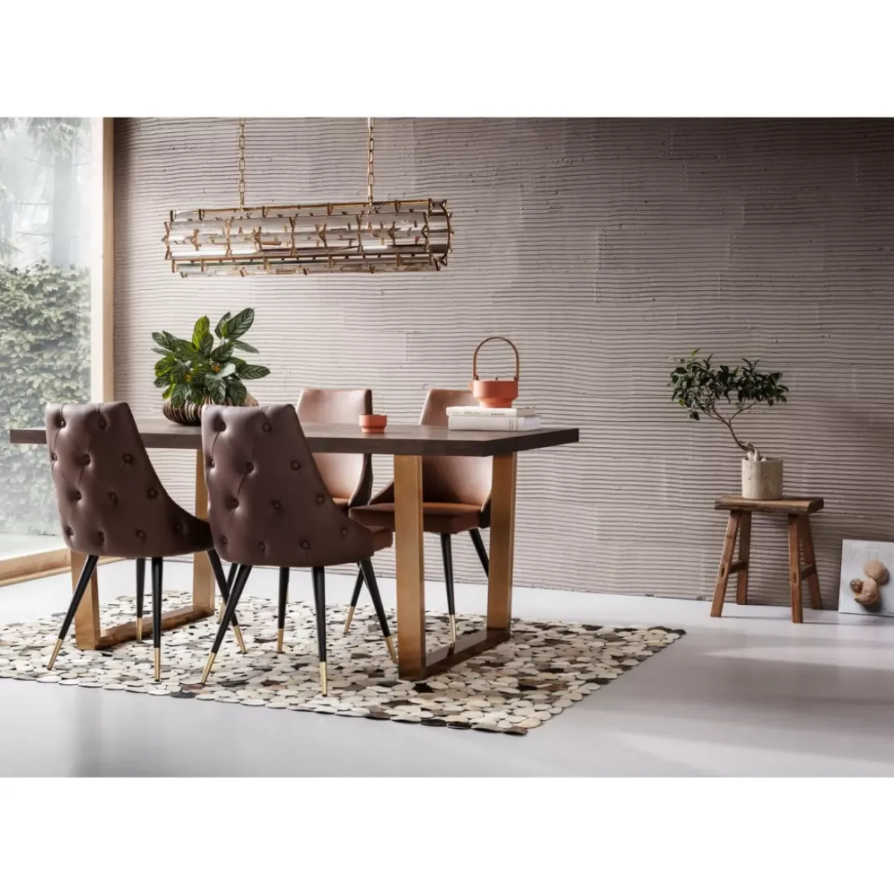 Stühle|KARE Design Stuhl Urban Desire Braun