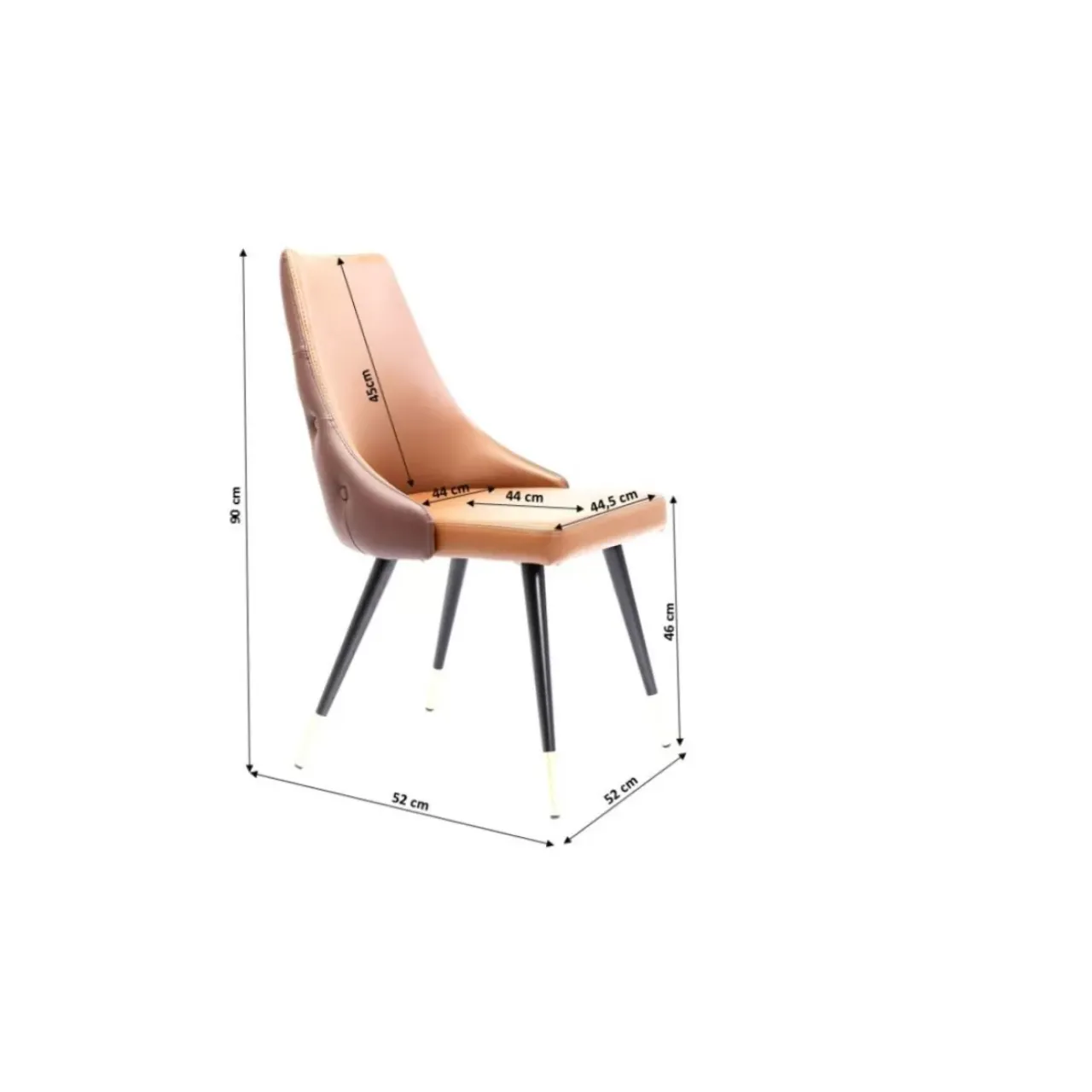 Stühle|KARE Design Stuhl Urban Desire Braun