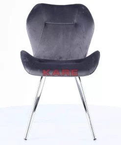 Stühle|KARE Design Stuhl Viva Grau Chrom