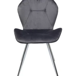 Stühle|KARE Design Stuhl Viva Grau Chrom