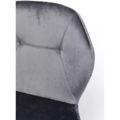 Stühle|KARE Design Stuhl Viva Grau Chrom