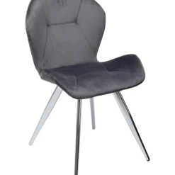Stühle|KARE Design Stuhl Viva Grau Chrom