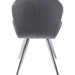 Stühle|KARE Design Stuhl Viva Grau Chrom