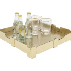 Geschirr & Tischaccessoires|KARE Design Tablett Bricks 42X42Cm
