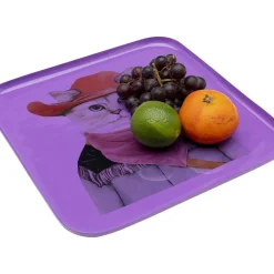 Geschirr & Tischaccessoires|KARE Design Tablett Ego Cat 27X27Cm