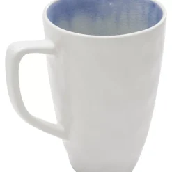 Geschirr & Tischaccessoires|KARE Design Tasse Crackle White Blue