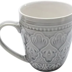 Geschirr & Tischaccessoires|KARE Design Tasse Sicilia Mandala Grau
