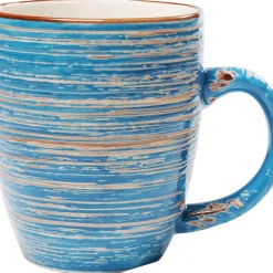 Geschirr & Tischaccessoires|KARE Design Tasse Swirl Blau