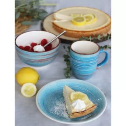 Geschirr & Tischaccessoires|KARE Design Tasse Swirl Blau