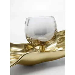 Deko & Geschenkartikel|KARE Design Teelichthalter 3 Jade Gold (4/Tlg.)