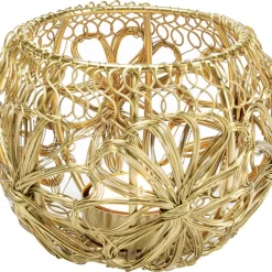 Deko & Geschenkartikel|KARE Design Teelichthalter Hayat Brass O12Cm