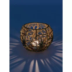 Deko & Geschenkartikel|KARE Design Teelichthalter Hayat Brass O12Cm