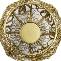 Deko & Geschenkartikel|KARE Design Teelichthalter Hayat Brass O12Cm