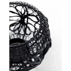 Deko & Geschenkartikel|KARE Design Teelichthalter Hayat Schwarz O12Cm