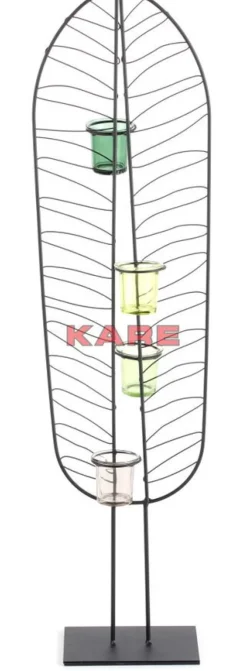 Kerzenständer & Laternen|KARE Design Teelichthalter Leaf Wire 86Cm