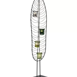 Kerzenständer & Laternen|KARE Design Teelichthalter Leaf Wire 86Cm