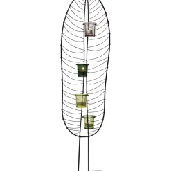 Kerzenständer & Laternen|KARE Design Teelichthalter Leaf Wire 86Cm