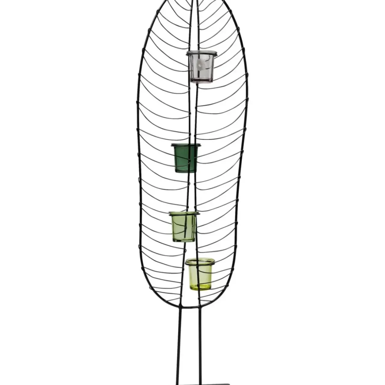 Kerzenständer & Laternen|KARE Design Teelichthalter Leaf Wire 86Cm