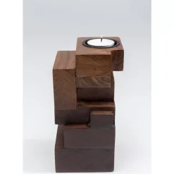 Deko & Geschenkartikel|KARE Design Teelichthalter Wood Tetris 17Cm