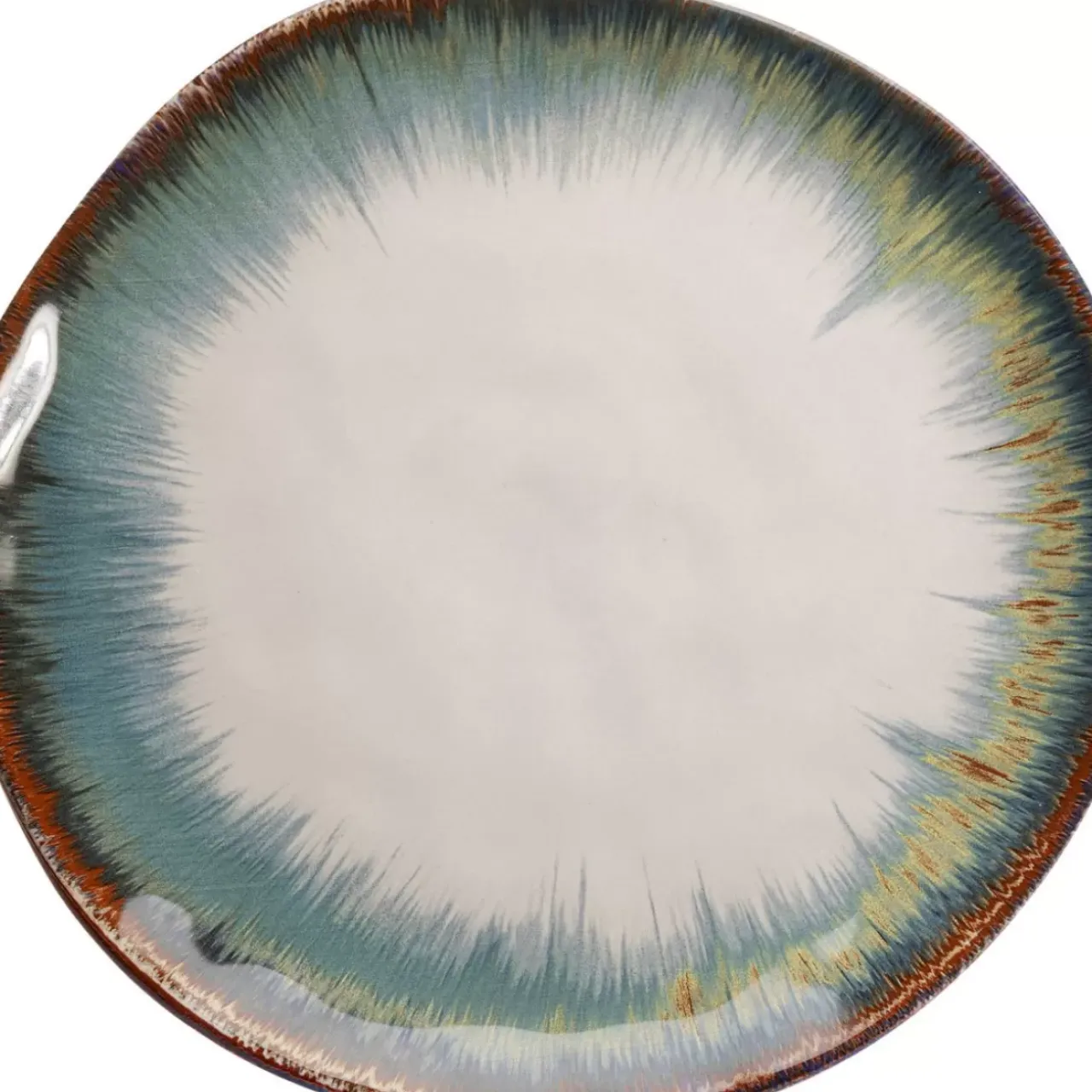 Geschirr & Tischaccessoires|KARE Design Teller Laguna Blau O26Cm