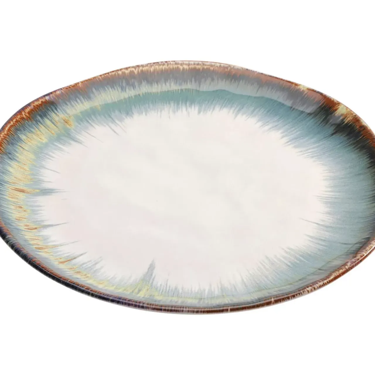 Geschirr & Tischaccessoires|KARE Design Teller Laguna Blau O26Cm