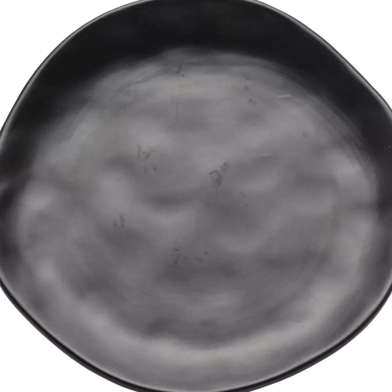 Geschirr & Tischaccessoires|KARE Design Teller Organic Black O20Cm