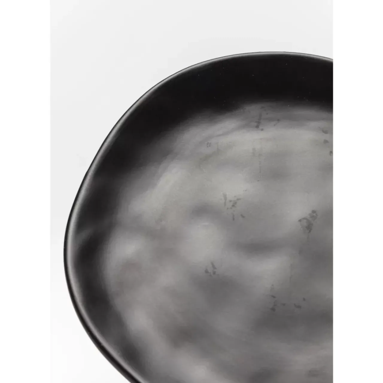 Geschirr & Tischaccessoires|KARE Design Teller Organic Black O20Cm