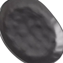Geschirr & Tischaccessoires|KARE Design Teller Organic Black O20Cm