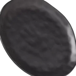 Geschirr & Tischaccessoires|KARE Design Teller Organic Black O26Cm
