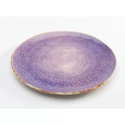 Geschirr & Tischaccessoires|KARE Design Teller Shirley Violett O26Cm