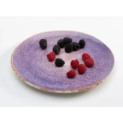 Geschirr & Tischaccessoires|KARE Design Teller Shirley Violett O26Cm