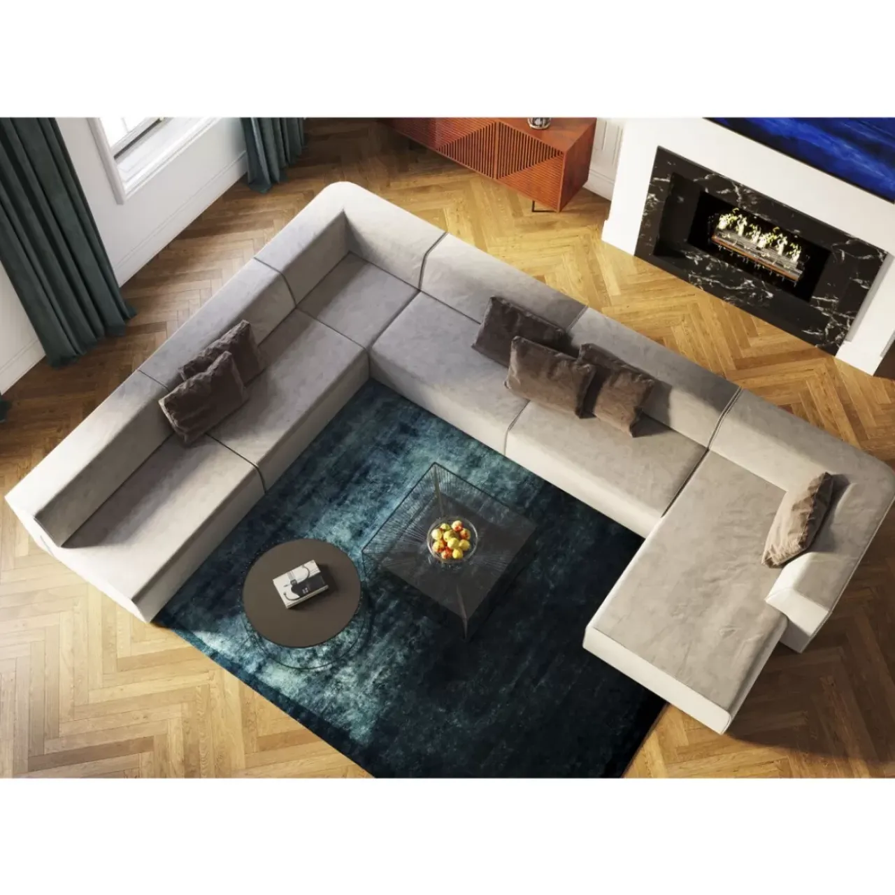 Teppiche|KARE Design Teppich Cosy Ocean 200X300Cm