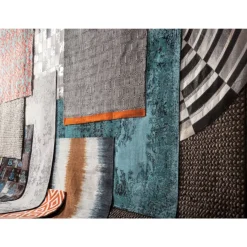 Teppiche|KARE Design Teppich Kelim Pop Turquoise 170X240Cm