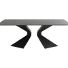 Outdoormöbel|KARE Design Tisch Gloria Outdoor Keramik Schwarz 180X90Cm