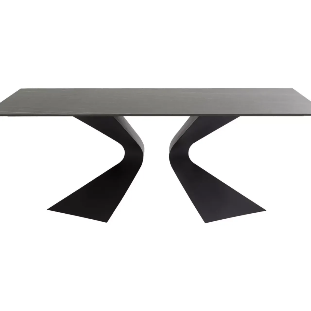 Outdoormöbel|KARE Design Tisch Gloria Outdoor Keramik Schwarz 180X90Cm