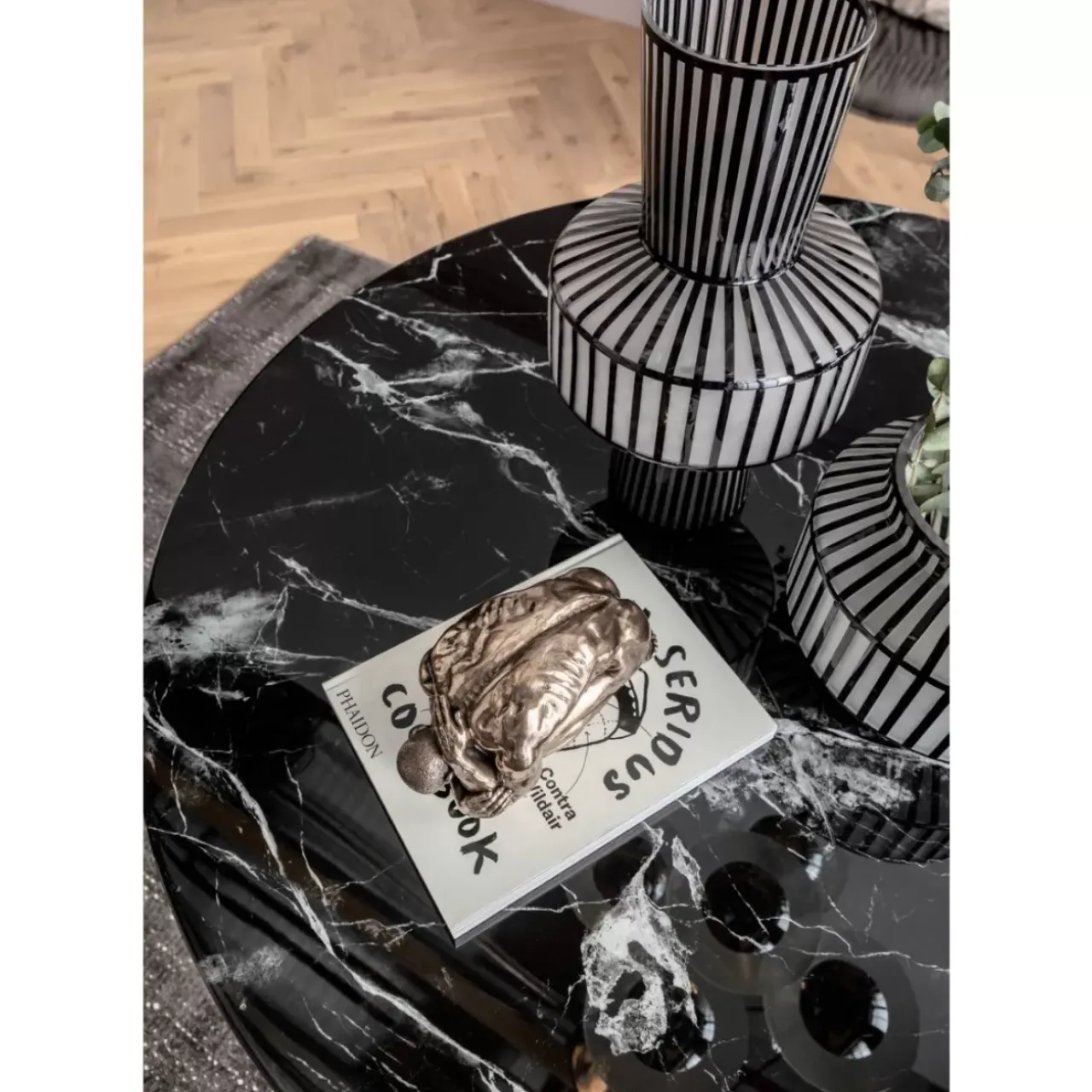 Tische|KARE Design Tisch Solo Marble Schwarz O110