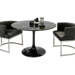 Tische|KARE Design Tisch Solo Marble Schwarz O110