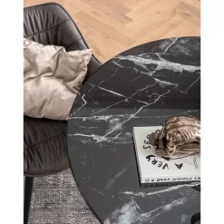 Tische|KARE Design Tisch Solo Marble Schwarz O110