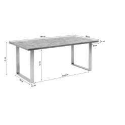 Tische|KARE Design Tisch Stars Schwarz 180X90