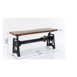 Tische|KARE Design Tisch Steamboat Econo Hohenverstellbar 160X80