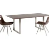 Tische|KARE Design Tisch Symphony Dunkel Chrom 180X90