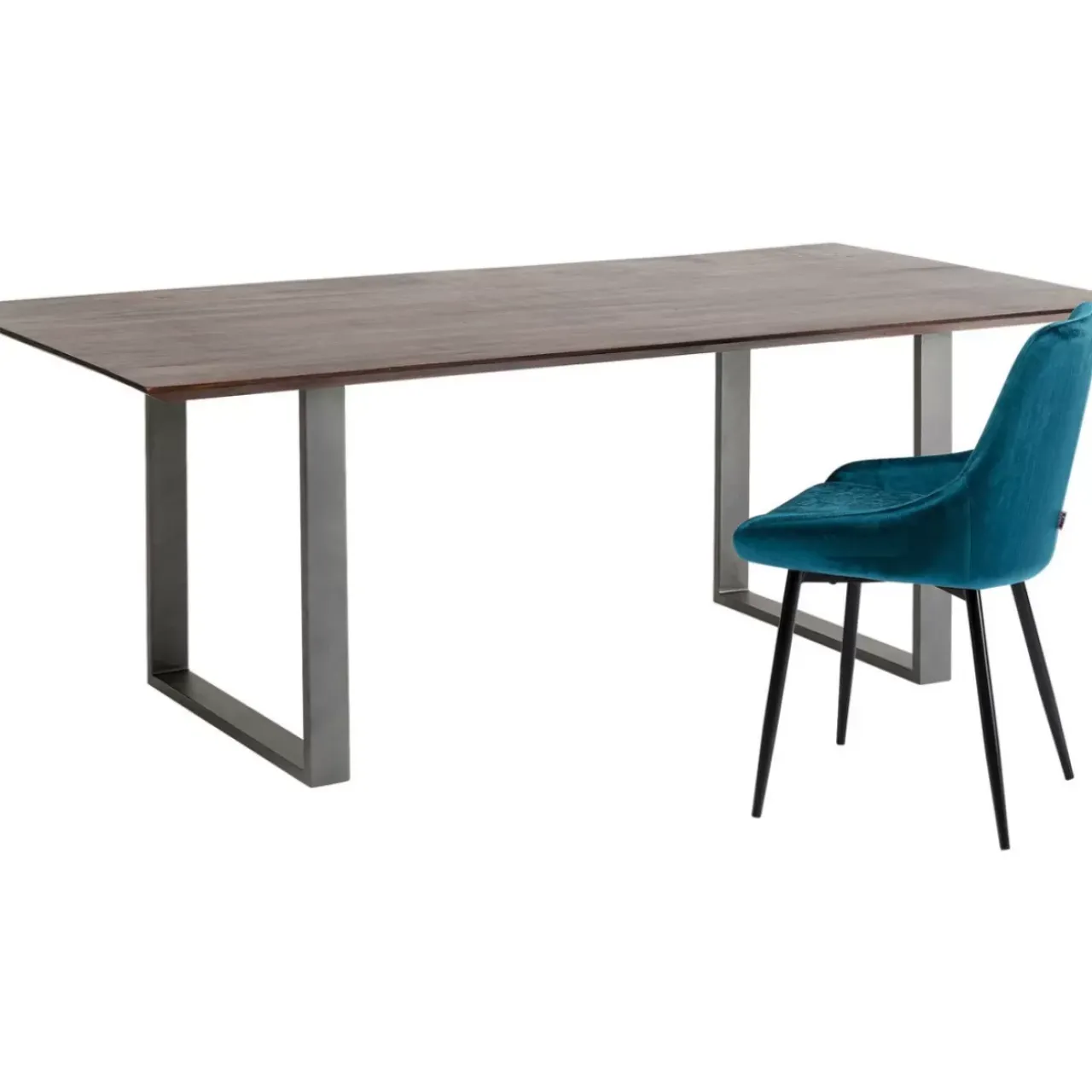Tische|KARE Design Tisch Symphony Dunkel Rohstahl 180X90
