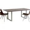 Tische|KARE Design Tisch Symphony Dunkel Silber 180X90